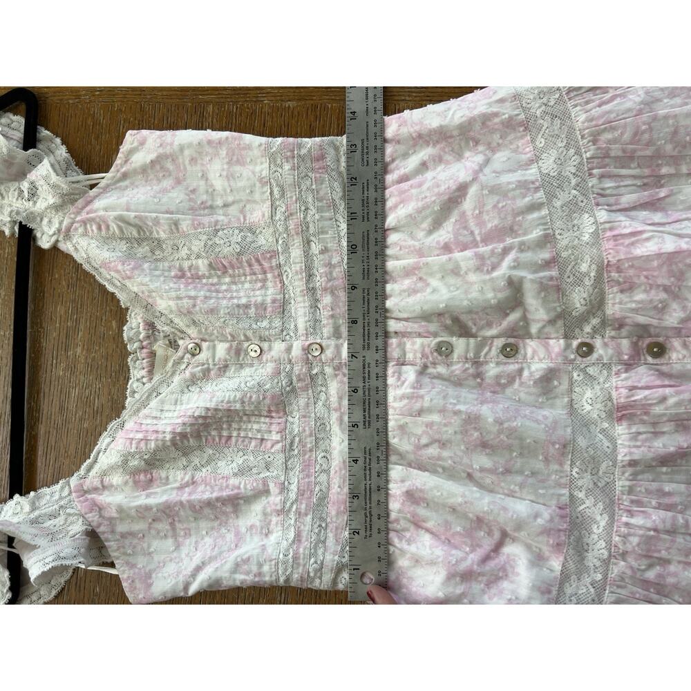 LoveShackFancy Rietta Dress – Powder Pink – XS – New With Out Tags - Picture 5 of 8